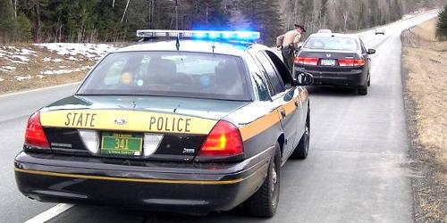 vermont state police traffic stop