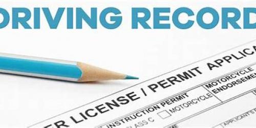 Driving record request form